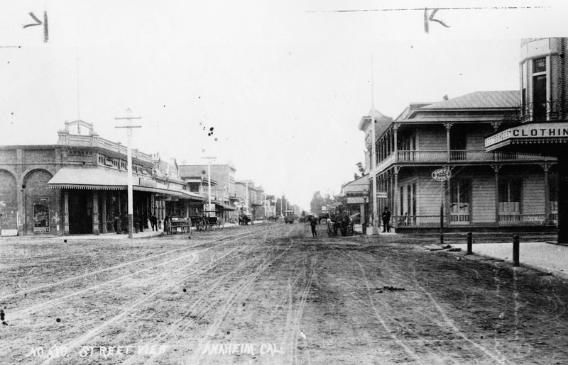 Anaheim en 1890. Wikimedia Commons